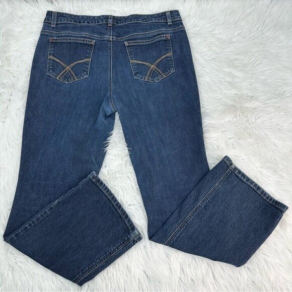 Tommy Hilfiger Women’s Blue Hope Bootcut Y2K Retro Jeans 14S/W34/L28.5 - Picture 4 of 12